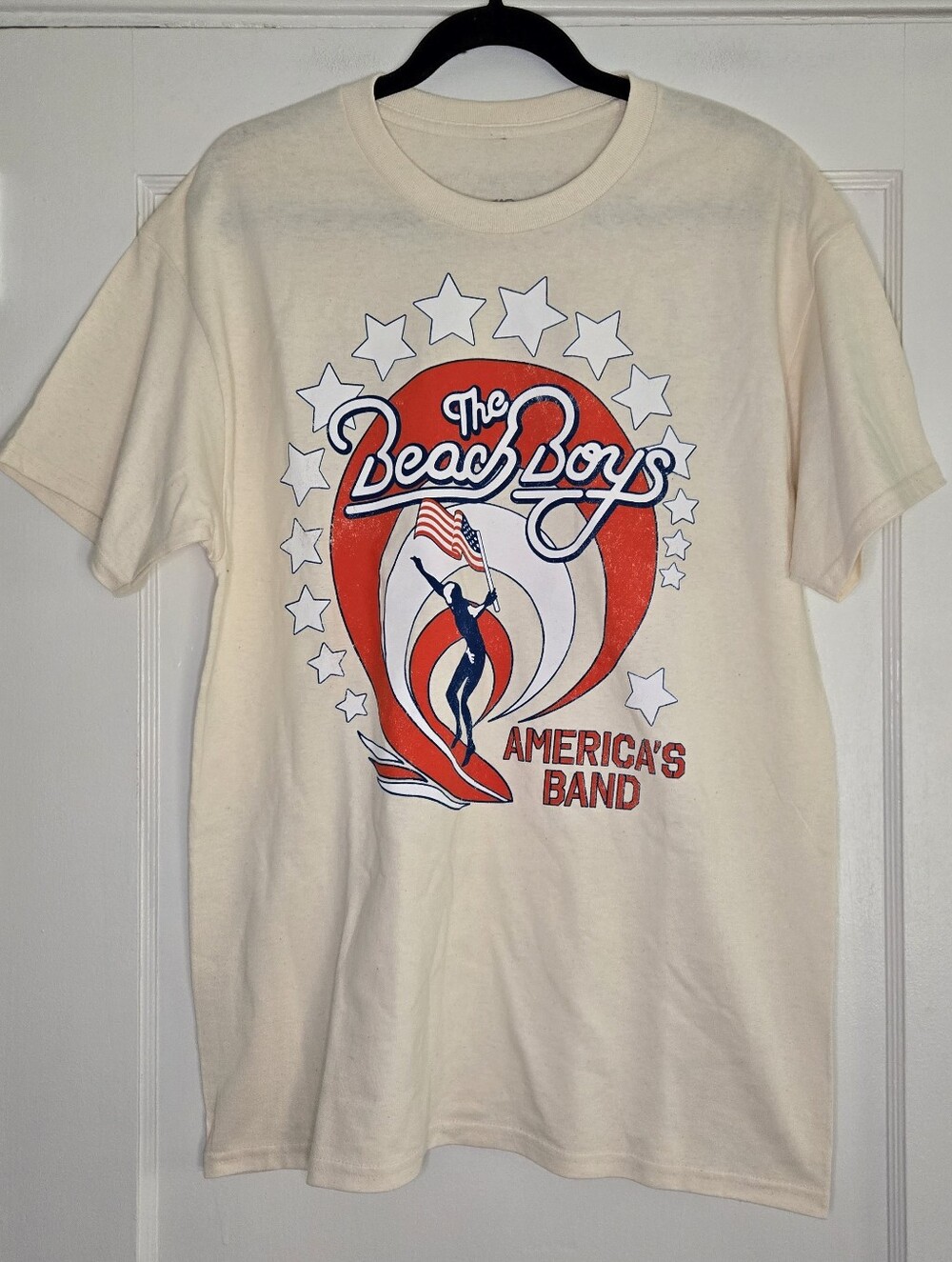 The Beach Boys Graphic Tee Cream Americana Band T Shirt Short Sleeve